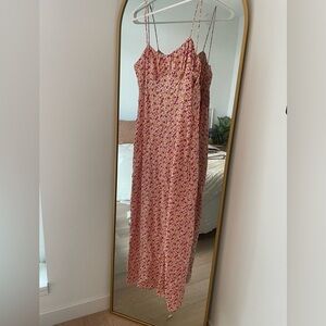 Zara XS summer long floral dress